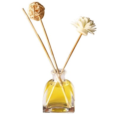 50ml clear reed diffuser Bottle Aromatherapy Bottle with rattan sticks for aroma oil container